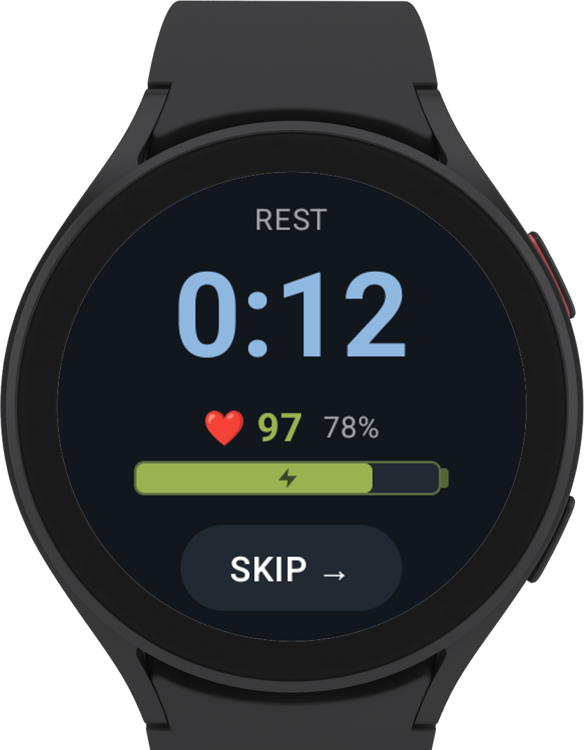 Energy regeneration during rest