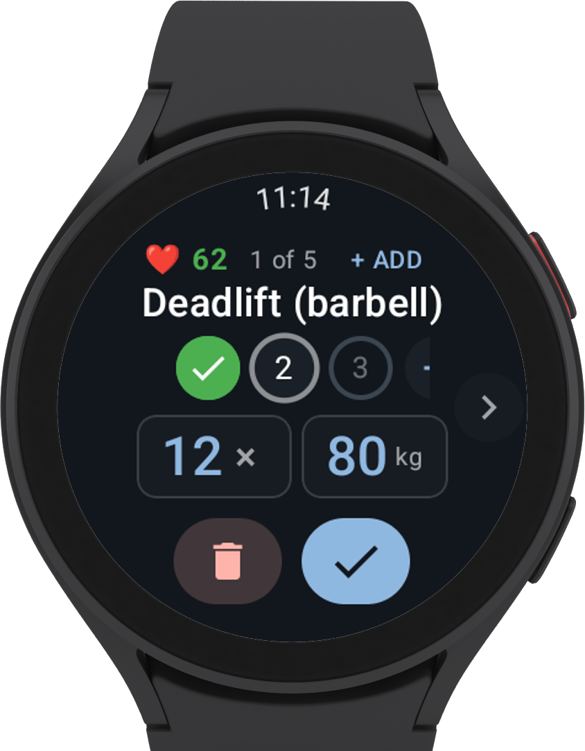 WearOS workout tracking